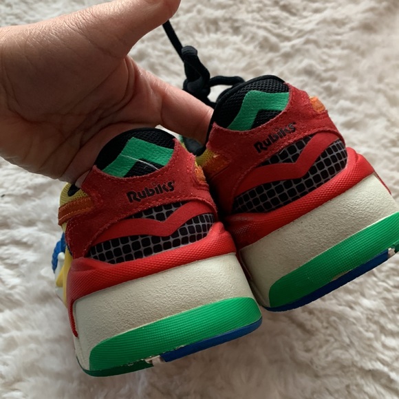 Puma x Rubik’s Cube RS-X3 374028-01 W Sz 7, Includes Rubik’s Cube! - Picture 10 of 13